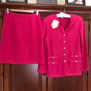 Vintage St. John Knit skirt suit